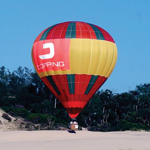 Marketing aéreo com balões