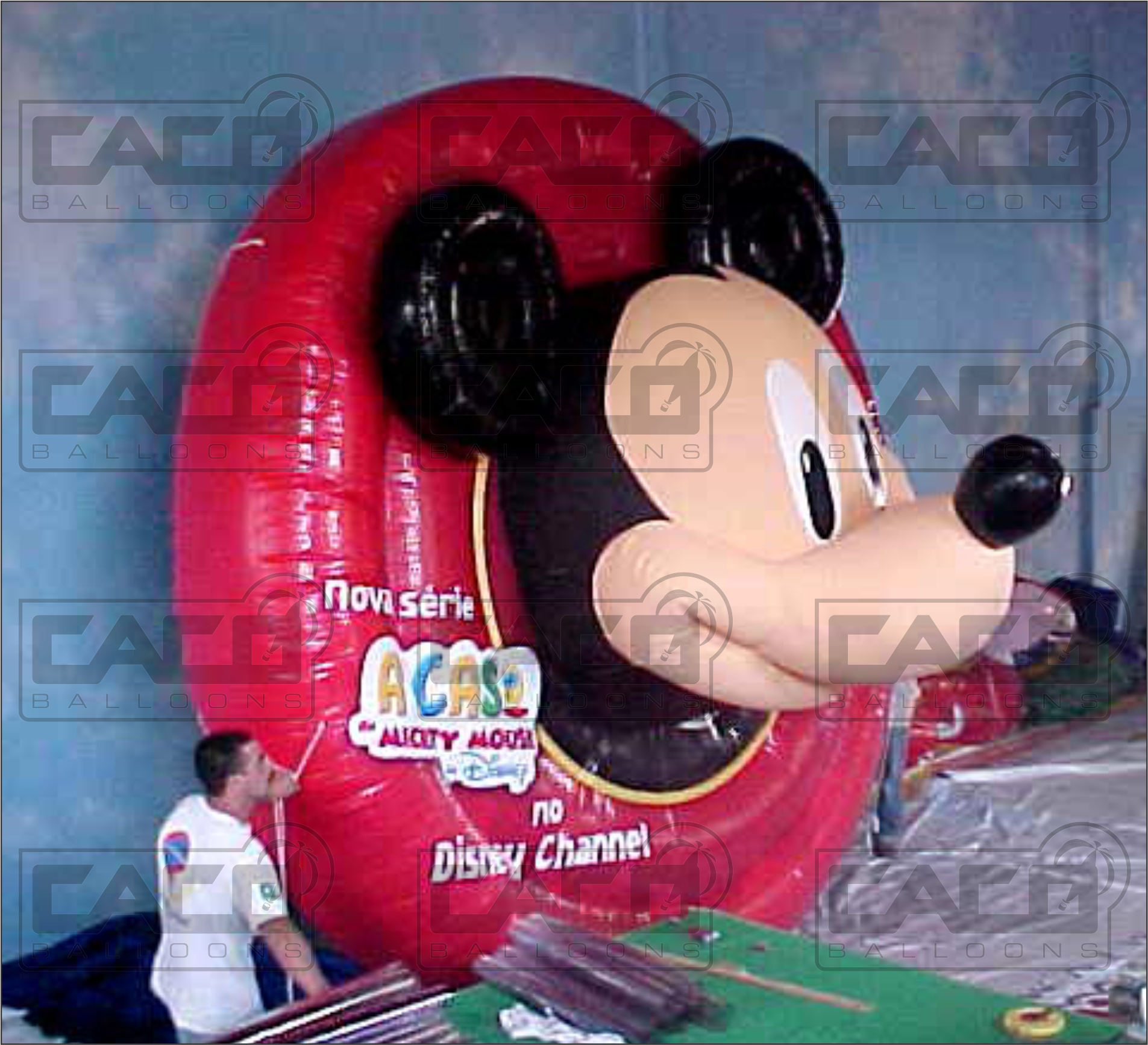 Mascote inflável